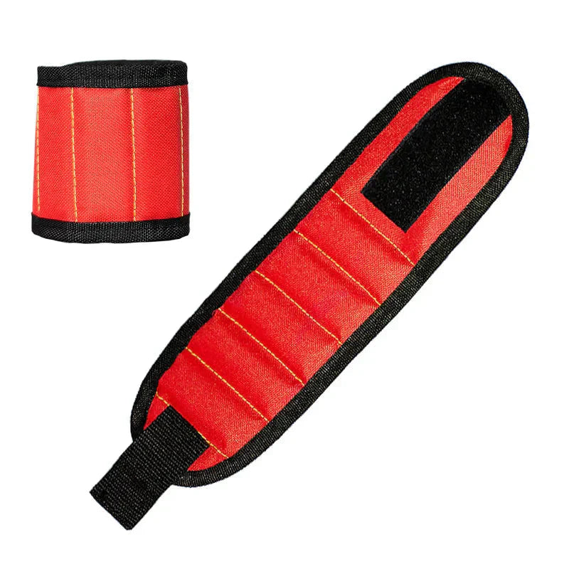 Strong Magnetic Wristband β Portable Tool Bag for Holding Screws, Nails, Nuts, Bolts, and Drill Bits